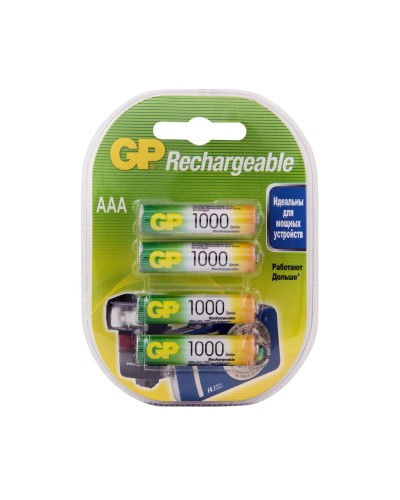 GP 100AAAHC AAA (GP 100AAAHC-2DECRC4), упак. 4 шт.. Перезаряжаемые аккумуляторы. GP Batteries в Щелково