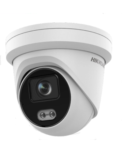 DS-2CD2327G2-LU(2.8mm). Профессиональная видеокамера IP купольная. Hikvision в Щелково
