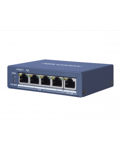 DS-3E0505P-E/M. Коммутатор с питанием POE. Hikvision в Щелково