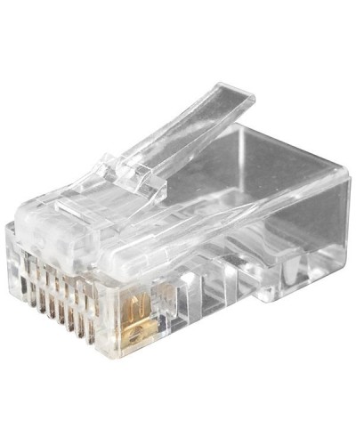 PLUG-8P8C-U-C6-100 (100 шт). Разъем RJ-45. Hyperline в Щелково