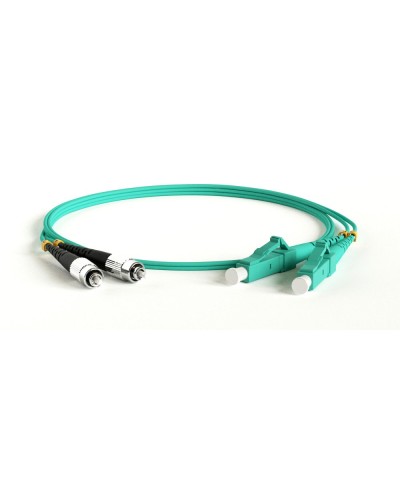FC-D2-503-FC/PR-LC/PR-H-1M-LSZH-AQ. Патч-корд волоконно-оптический многомодовый. Hyperline в Щелково