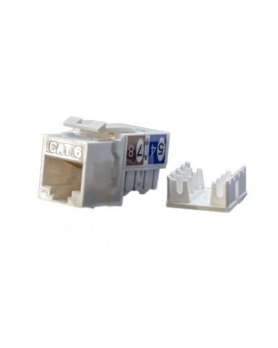 KJ9-8P8C-C6-90-WH. Вставка Keystone Jack RJ-45. Hyperline в Щелково