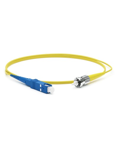 FC-S2-9-SC/UR-ST/UR-H-1M-LSZH-YL. Патч-корд волоконно-оптический одномодовый. Hyperline в Щелково
