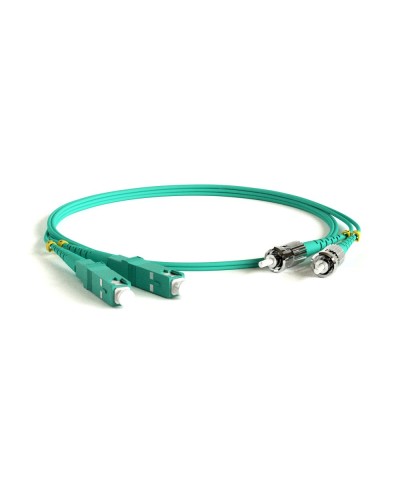 FC-D2-503-SC/PR-ST/PR-H-5M-LSZH-AQ. Патч-корд волоконно-оптический многомодовый. Hyperline в Щелково