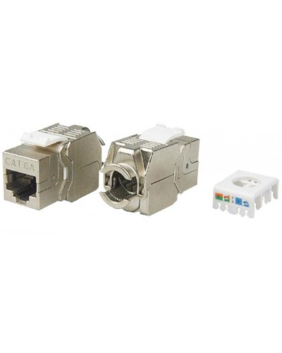 KJ8-8P8C-C6A-180-TLS-SH-F-WH. Вставка Keystone Jack RJ-45. Hyperline в Щелково