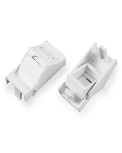 SIP2A-1K-M45-22.5. Вставка угловая 45x22.5 (аналог Mosaic) для 1 модуля формата Keystone Jack. Hyperline в Щелково