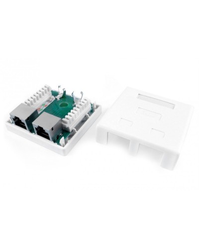 SB1-2-8P8C-C6-SH-WH. Розетка RJ-45. Hyperline в Щелково