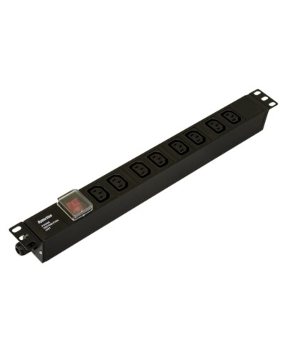 SHE19-8IEC-S-CB. Блок розеток 19. Hyperline в Щелково