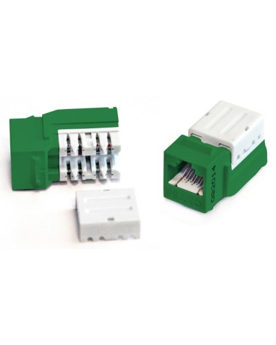 KJNE-8P8C-C5e-90-GN. Вставка Keystone Jack RJ-45. Hyperline в Щелково