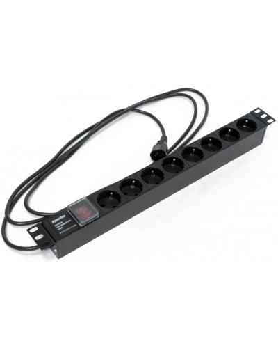 SHE19-8SH-S-2.5IEC. Блок розеток 19. Hyperline в Щелково