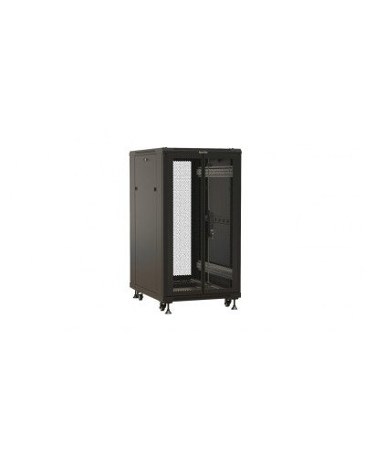 TTBR-2766-DD-RAL9004. Шкаф телекоммуникационный 19 напольный 27U. Hyperline в Щелково