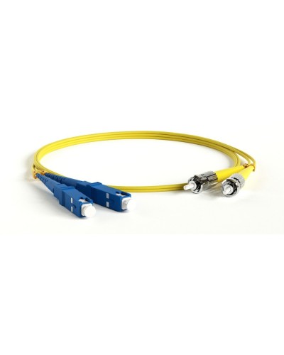 FC-D2-9-SC/UR-ST/UR-H-1M-LSZH-YL. Патч-корд волоконно-оптический ST-SC. Hyperline в Щелково