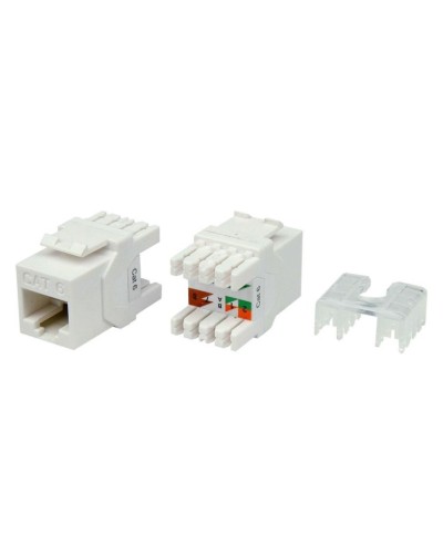 KJ8-8P8C-C6-180-WH. Вставка Keystone Jack RJ-45. Hyperline в Щелково