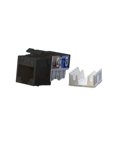KJ9-8P8C-C6-90-BK. Вставка Keystone Jack RJ-45. Hyperline в Щелково