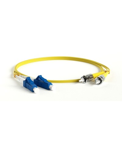 FC-D2-9-LC/UR-ST/UR-H-2M-LSZH-YL. Патч-корд волоконно-оптический ST-LC. Hyperline в Щелково