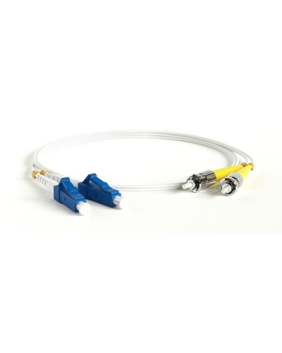 FC-D2-9A1-LC/UR-ST/UR-H-1M-LSZH-WH. Патч-корд волоконно-оптический ST-LC. Hyperline в Щелково