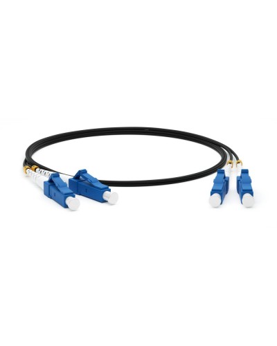 FC-D2-9-LC/UR-LC/UR-H-25M-LSZH-BK. Патч-корд волоконно-оптический одномодовый. Hyperline в Щелково