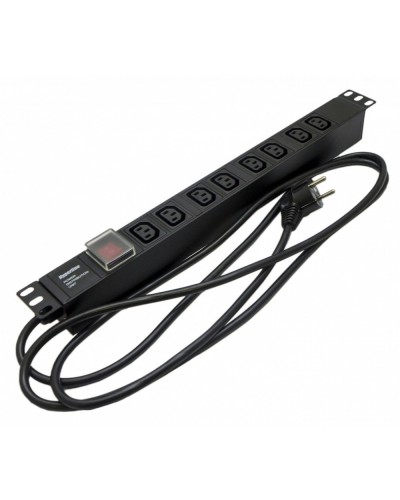 SHE19-8IEC-S-2.5EU. Блок розеток 19. Hyperline в Щелково