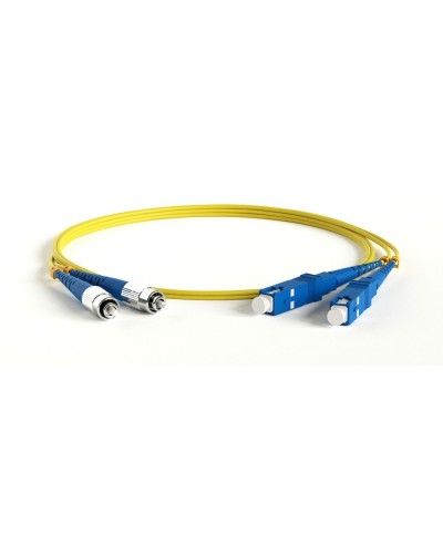 FC-D2-9-FC/UR-SC/UR-H-1M-LSZH-YL. Патч-корд волоконно-оптический SC-FC. Hyperline в Щелково
