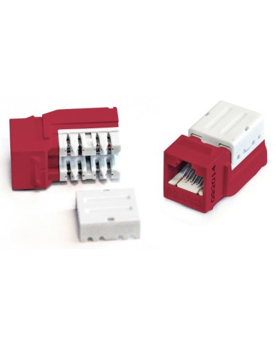KJNE-8P8C-C5e-90-RD. Вставка Keystone Jack RJ-45. Hyperline в Щелково