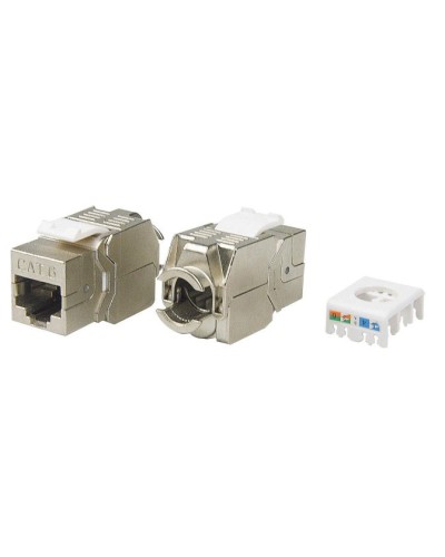KJ8-8P8C-C6-180-TLS-SH-F-WH. Вставка Keystone Jack RJ-45. Hyperline в Щелково