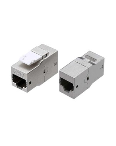 CA2-KJ-C6-SH-BK. Проходной адаптер. Hyperline в Щелково