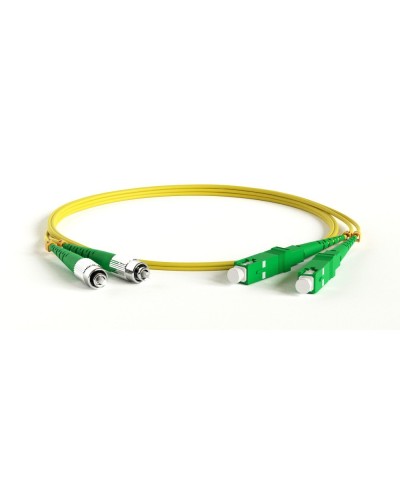 FC-D2-9-FC/AR-SC/AR-H-1M-LSZH-YL. Патч-корд волоконно-оптический SC-FC. Hyperline в Щелково