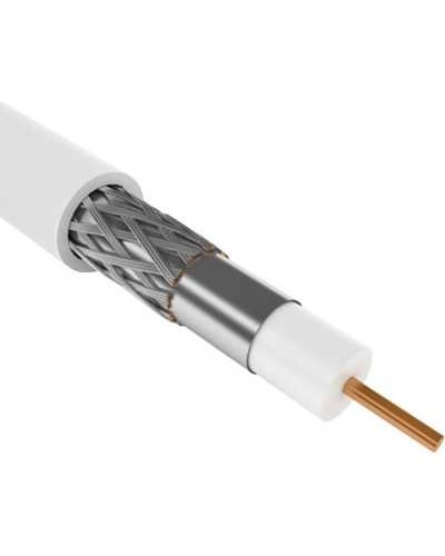 GENERICA RG6 CCS 75Ом FPE PVC белый (CC1-R6F1-111-300-G). Кабель коаксиальный омедненный. IEK в Щелково