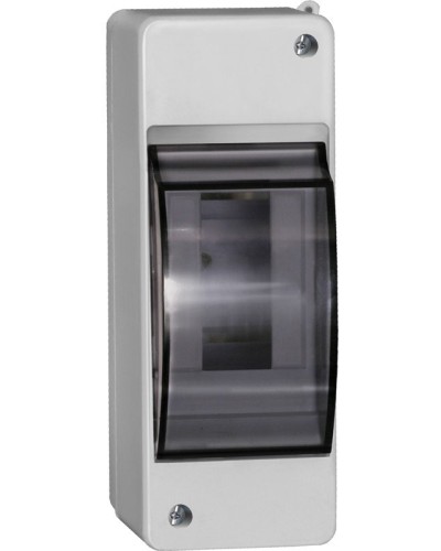 Корпус пластиковый КМПн 2/2 IP30 белый KREPTA 3 (MKP42-N-02-30-20). Щиток модульный с прозрачной дверцей, настенный. IEK в Щелково