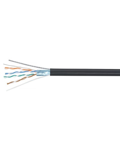 GENERICA F/UTP кат. 5E 100МГц 4 пары LDPE OUTDOOR трос 1,2мм черный (BC3-C5E04-359-305-G). Кабель «витая пара» (LAN) для структурированных систем связи. IEK в Щелково