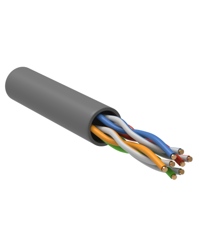 GENERICA U/UTP 5E 24AWG 4PR LSZH серый (BC1-C5E04-121-100-R-G). Кабель «витая пара» (LAN) для структурированных систем связи. IEK в Щелково