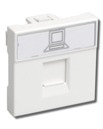 РКИ-20-00-П RJ-45 UTP белая (CKK-40D-RI2-K01). Розетка информационная 2 модуля ПРАЙМЕР. IEK в Щелково