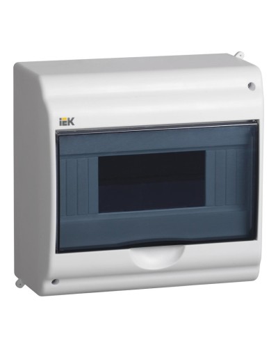 Корпус пластиковый КМПн 2/9-1 IP31 белый KREPTA 3 (MKP42-N-09-31-01). Щиток модульный с прозрачной дверцей, настенный. IEK в Щелково