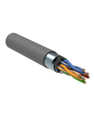 GENERICA F/UTP кат.5E 24AWG 4 пары PVC серый (BC1-C5E04-311-305-R-G). Кабель «витая пара» (LAN) для структурированных систем связи. IEK в Щелково