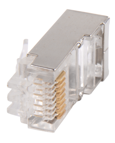 GENERICA Разъём RJ-45 FTP для кабеля кат. 5Е (20 шт) (CS3-1C5EF-G). Разъем RJ-45. IEK в Щелково