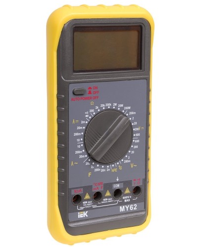 Мультиметр цифровой Professional MY62 (TMD-5S-062). Мультиметр цифровой. IEK в Щелково
