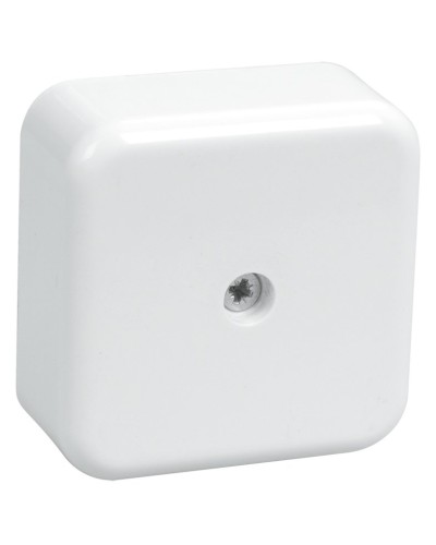 Коробка распаячная КМ41206-01 50х50х20 открытой проводки (4 клеммы 3 мм²) белая (UKO10-050-050-020-K01). Коробка распаячная безгалогенная (HF). IEK в Щелково