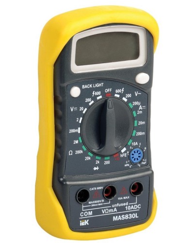 Мультиметр цифровой Master MAS830L (TMD-3L-830). Мультиметр цифровой. IEK в Щелково