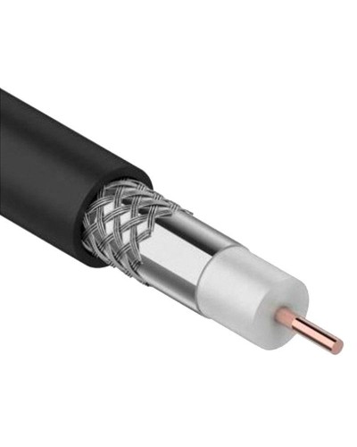 GENERICA RG11 CCS 75Ом FPE PVC черный (CC1-R1F1-119-300-G). Кабель коаксиальный омедненный. IEK в Щелково