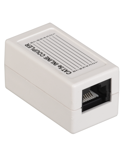 CS70-1C5EU. Проходной адаптер категория 5Е UTP тип RJ45-RJ45, белый. ITK в Щелково