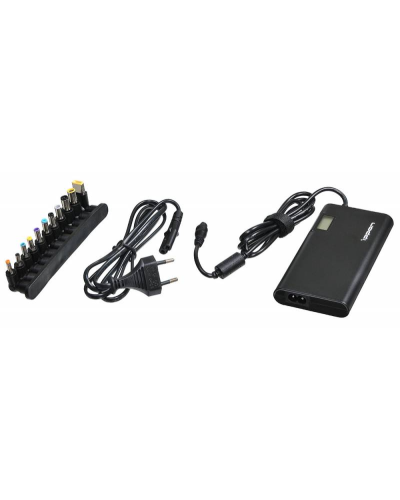Блок питания Ippon SD90U автоматический 90W 15V-19.5V 11-connectors 4.5A 1xUSB 2.1A, LCD индикатор (705053). Блок питания. Ippon в Щелково