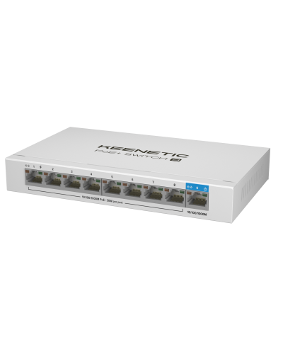 Keenetic KN-4710 (L2) 9х1Гбит/с 8PoE+ 120W. Коммутатор с PoE. KEENETIC в Щелково