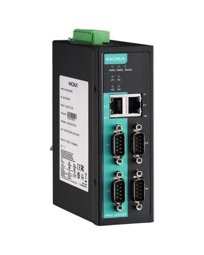 NPort IA5450A. 4-портовый усовершенствованный преобразователь. MOXA в Щелково