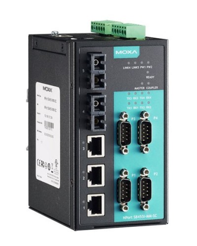 NPort S8455I-SS-SC. 4-портовый преобразователь. MOXA в Щелково