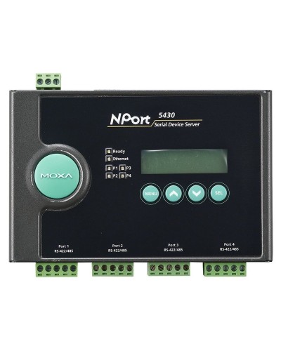 NPort 5430. 4-портовый асинхронный сервер. MOXA в Щелково