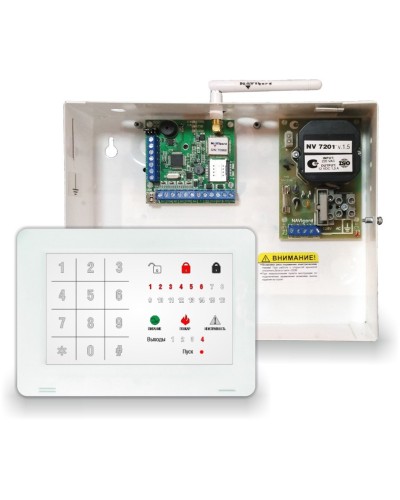 NV 1010c/8524. Устройство оконечное объектовое приемно-контрольное c GSM коммуникатором. NAVIgard в Щелково