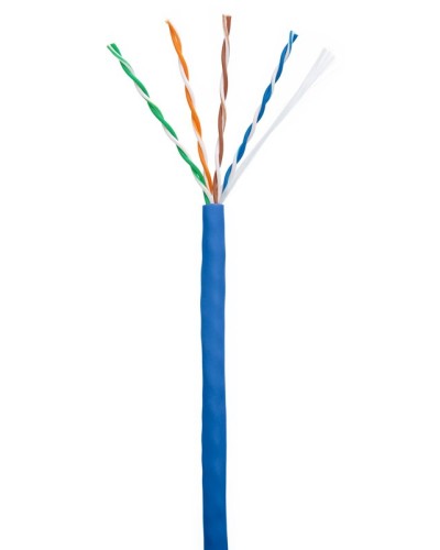 U/UTP 4pair, Cat5e, In, PVC (CCA-UU004-5E-PVC-BL). Кабель «витая пара» (LAN) для структурированных систем связи. NETLAN в Щелково