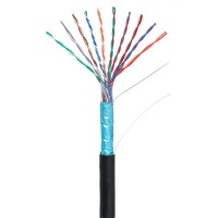 F/UTP 10pair, Cat5, Out, PE (EC-UF010-5-PE-BK-3). Кабель «витая пара» (LAN) для структурированных систем связи. NETLAN
