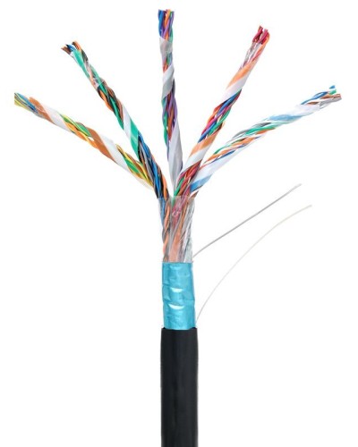 F/UTP 25pair, Cat5, Out, PE (EC-UF025-5-PE-BK-3). Кабель «витая пара» (LAN) для структурированных систем связи. NETLAN в Щелково