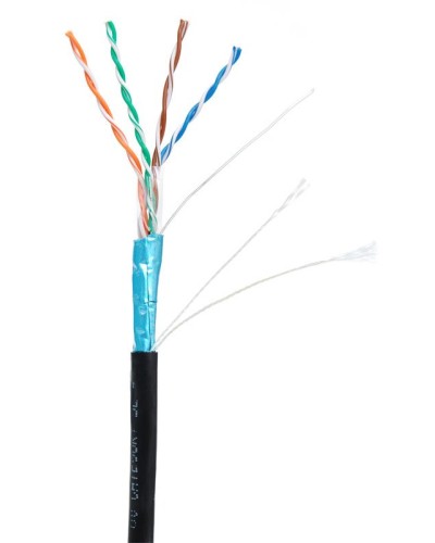 F/UTP 4pair, Cat5е, Out, PE (EC-UF004-5E-PE-BK). Кабель «витая пара» (LAN) для структурированных систем связи. NETLAN в Щелково